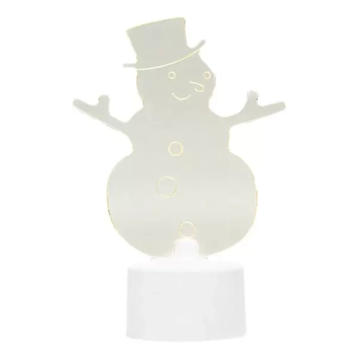 Игрушка Neon-Night Снеговик в шляпе 2D RGB 501-043