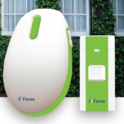 Звонок дверной Feron E-375 White-Green 44165 / 23688