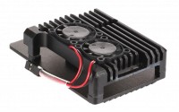 Корпус Qumo RS038 для Raspberry Pi 3 Aluminum Case with Fans Black