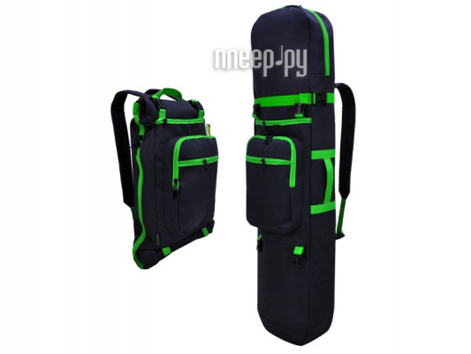 Рюкзак Skatebox Для электросамокатов Graphite-Green STU-ES-34-green