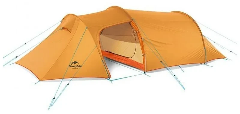 Палатка Naturehike NH17L001-L с ковриком Orange 6927595724729