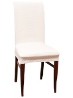 Чехол на стул LuxAlto Quilting W001 White 11345