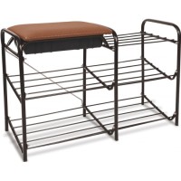 Этажерка для обуви с ящиком Nika ЭТП1/А Copper Antique