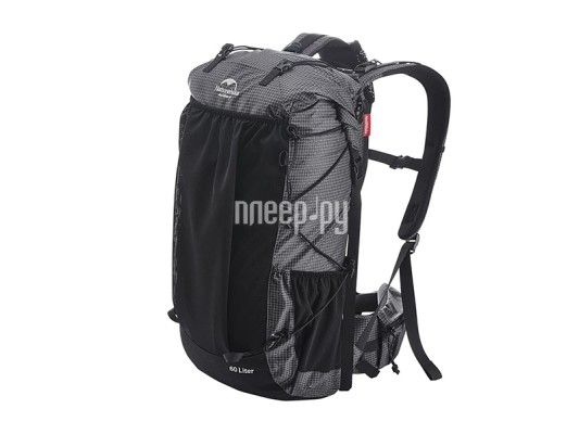 Рюкзак Naturehike NH19BP095 Rock 60+5L Black-Grey 6927595746370