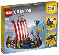 Lego Creator Корабль Викингов и змея Мидгард 31132
