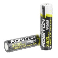 Аккумулятор 18650 - Robiton 3400mAh 3.4/Li18650 BL1 (1 штука) 13485