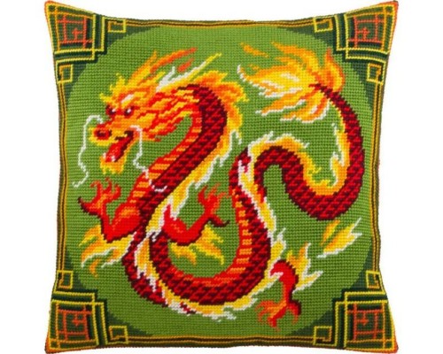 Набор для творчества Borovsky&Sons Чарiвниця Китайский дракон 40х40 V291