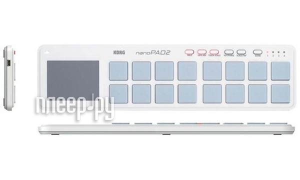 MIDI-контроллер Korg nanoPAD2 White