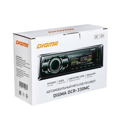 Автомагнитола Digma DCR-330MC