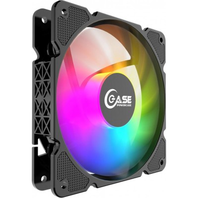 Вентилятор Powercase 120x120x25mm 5 color LED M3LED