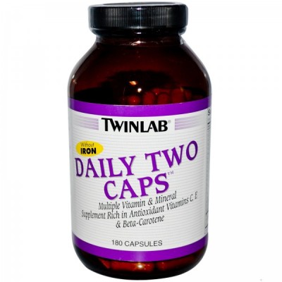 Twinlab Daily Two 180 caps W/O IRON