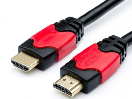 Аксессуар ATcom HDMI Ver 1.4 for 3D 20m Red-Gold АТ14951