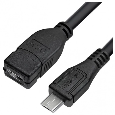 Аксессуар GCR MicroUSB M/F 50cm GCR-52444