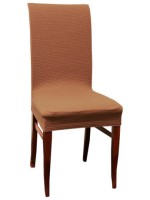 Чехол на стул LuxAlto Quilting W001 Brown 11343