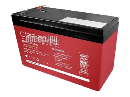 Аккумулятор для ИБП CBR VRLA CBT-HR1228W-F2 12В 6.6Ah клеммы F2 CBT-HR1228W-F2