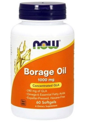 NOW Borage Oil 1000 mg 60 softgels