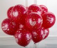 Баллон с гелием Ярко Вверх с набором Для праздника С любовью на 30 шариков