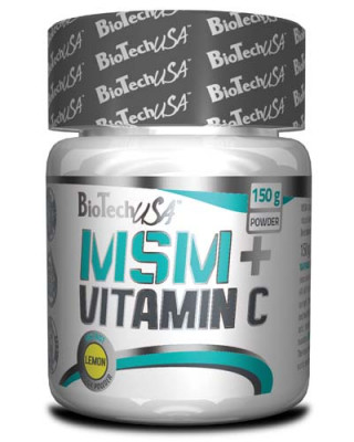BioTech USA MSM + Vitamin C 150гр 75 пак