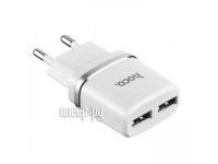 Зарядное устройство Hoco C12 Smart 2xUSB + Micro USB White