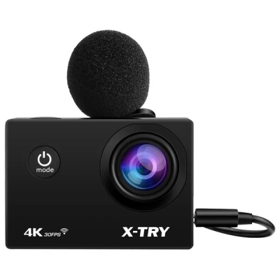 Экшн-камера X-TRY XTC183 EMR + СЗУ 4K WiFi