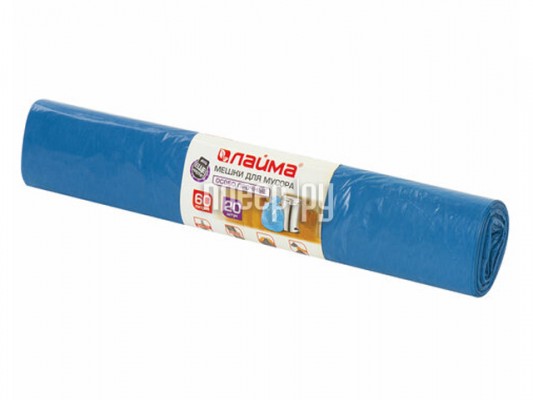 Пакет Лайма 60L 20шт Blue 601382
