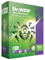 Программное обеспечение Dr.Web Security Space 1Dt 1 year BHW-B-12M-1-A3