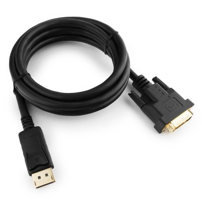 Аксессуар Gembird Cablexpert DisplayPort to DVI 20M/25M 1.8m Black CC-DPM-DVIM-6 / CC-DPM-DVIM-1.8M