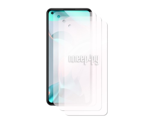 Гибридное защитное стекло Krutoff для Xiaomi 11 Lite 5G NE 3шт 339729