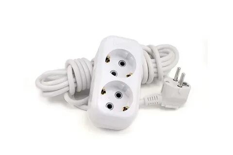 Удлинитель Lux У2-Е-03 2 Sockets 3m White