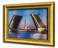 Объемная картинка Vizzle Дворцовый мост 0153