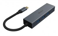 Сетевая карта Akasa USB Type-C 4-In-1 with Ethernet AK-CBCA20-18BK