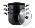 Пароварка Kamille 2-х уровневая 26cm KM-5832