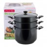 Пароварка Kamille 2-х уровневая 26cm KM-5832