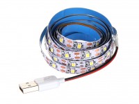 Светодиодная лента URM 2535 60LED 5V 3.6W 10-12Lm IP22 3000K с USB-коннектором N01026
