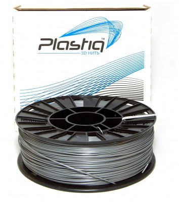 Аксессуар Plastiq PLA-пластик 1.75mm 900гр Silver