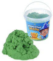 Набор для лепки Волшебный песок Кинетический песок 1200g Green KPN3SL