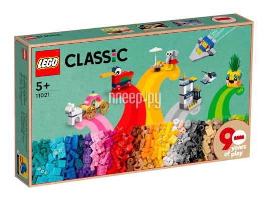 Lego Classic 90 лет игры 1100 дет. 11021