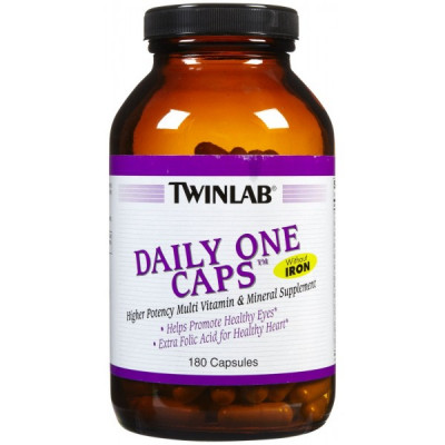 Twinlab Daily One W/O IRON W/FLORAGLO 180 caps