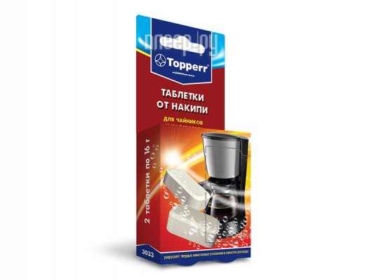 Таблетки от накипи Topperr 3033