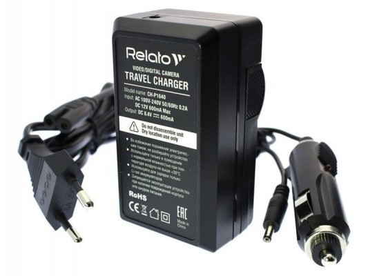 Зарядное устройство Relato CH-P1640/ENEL12 для Nikon EN-EL12
