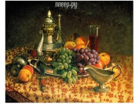 Картина по номерам Остров Сокровищ Натюрморт с виноградом 40x50cm 662896