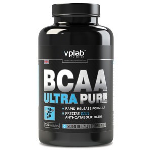 VP laboratory BCAA Ultra Pure банка 120 капс.