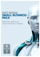 Программное обеспечение Eset NOD32 Small Business Pack Newsale for 5 user NOD32-SBP-NS-CARD-1-5