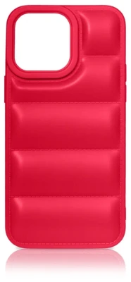 Чехол DF для APPLE iPhone 14 Pro Silicone дутый Red iJacket-03