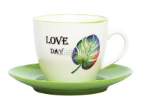 Кружка Эврика Монстера Love Day 220ml 99935