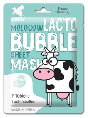 Пузырьковая воздушная маска Funny Organix Molocow Lacto Bubble с пребиотиком 25g 5698162