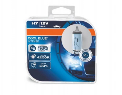 Лампа Osram H7 12V-55W PX26d 2шт Cool Blue 64210CBI-HCB
