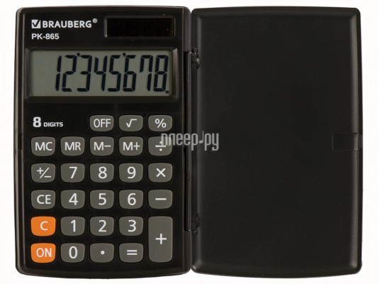 Калькулятор Brauberg PK-865-BK 250524