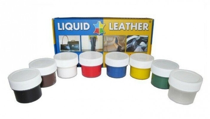 Средство для ремонта изделий из кожи Liquid Leather набор 7 цветов