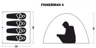 Палатка Jungle Camp Fisherman 4 Camouflage 70853
